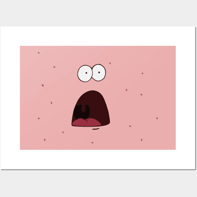 Patrick Star Wall Art by HoLDoN4Sec